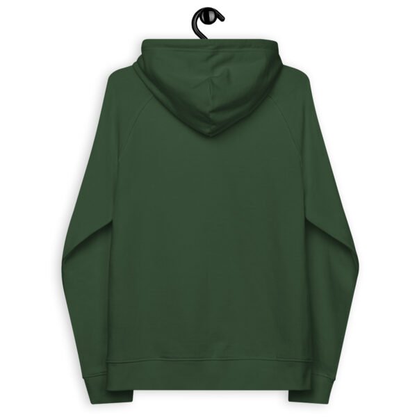 QR Printed Unisex eco raglan hoodie - Image 6