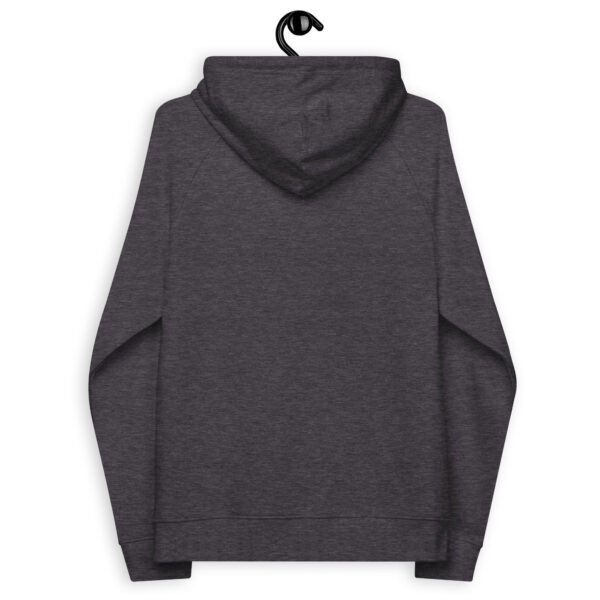 QR Printed Unisex eco raglan hoodie - Image 4