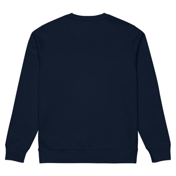 QR Printed Unisex organic mid-weight sweatshirt - Image 4
